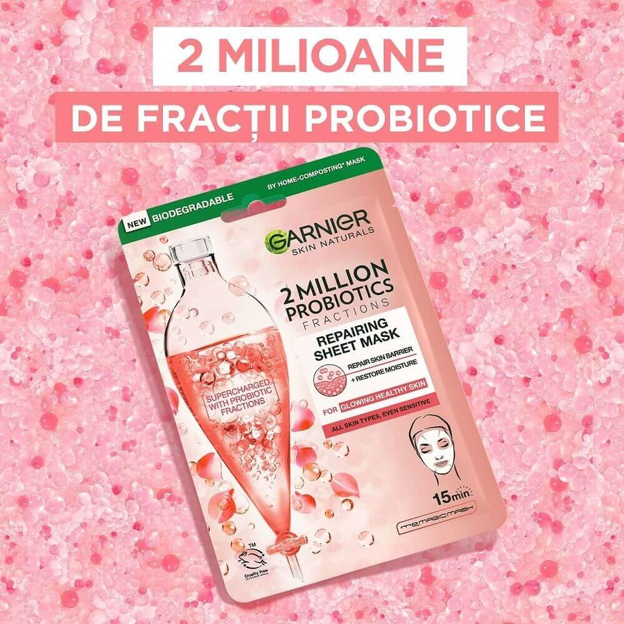 Обогащенная маска для лица Skin Naturals 2 миллиона пробиотических фракций, 22 г, Garnier: цены и характеристики