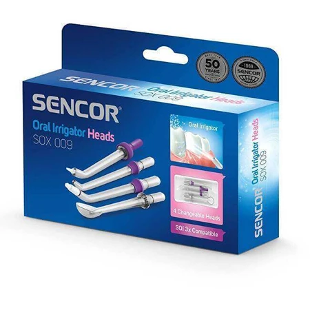 SENCOR SOX 009 HEADS FOR SOI 1×33 шт, змінні насадки для орального душу: ціни та характеристики