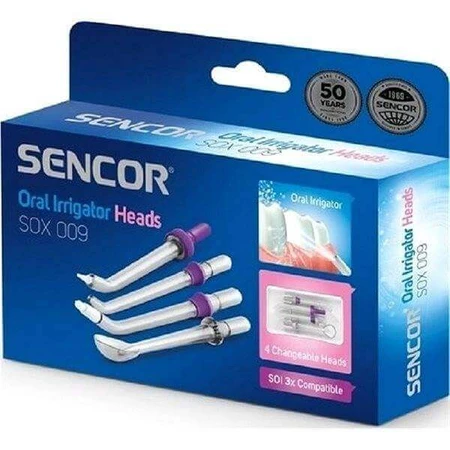 SENCOR SOX 009 HEADS FOR SOI 1×33 шт, змінні насадки для орального душу: ціни та характеристики