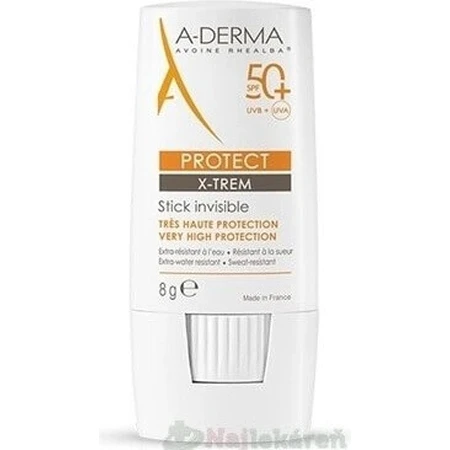 A-DERMA PROTECT X-TREM STICK 50+ прозрачный стик 1х8 г: цены и характеристики
