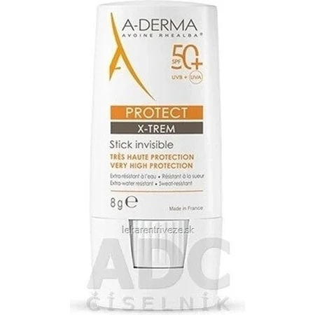 A-DERMA PROTECT X-TREM STICK 50+ прозрачный стик 1х8 г: цены и характеристики