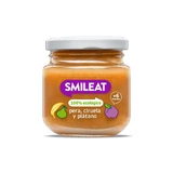 Органическое пюре из груши, сливы и банана, +6 месяцев, 130 г, Smileat