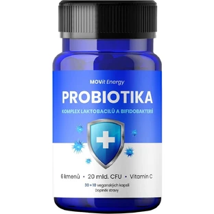 MOVit Energy Probiotics - комплекс лактобактерій та біфідобактерій 40 капсул