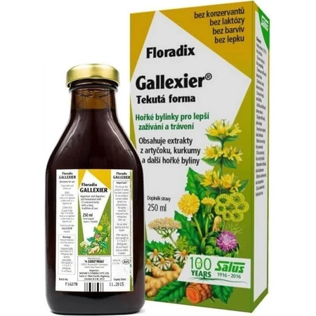 SALUS Floradix Gallexier 1×250 мл, рідка форма: ціни та характеристики