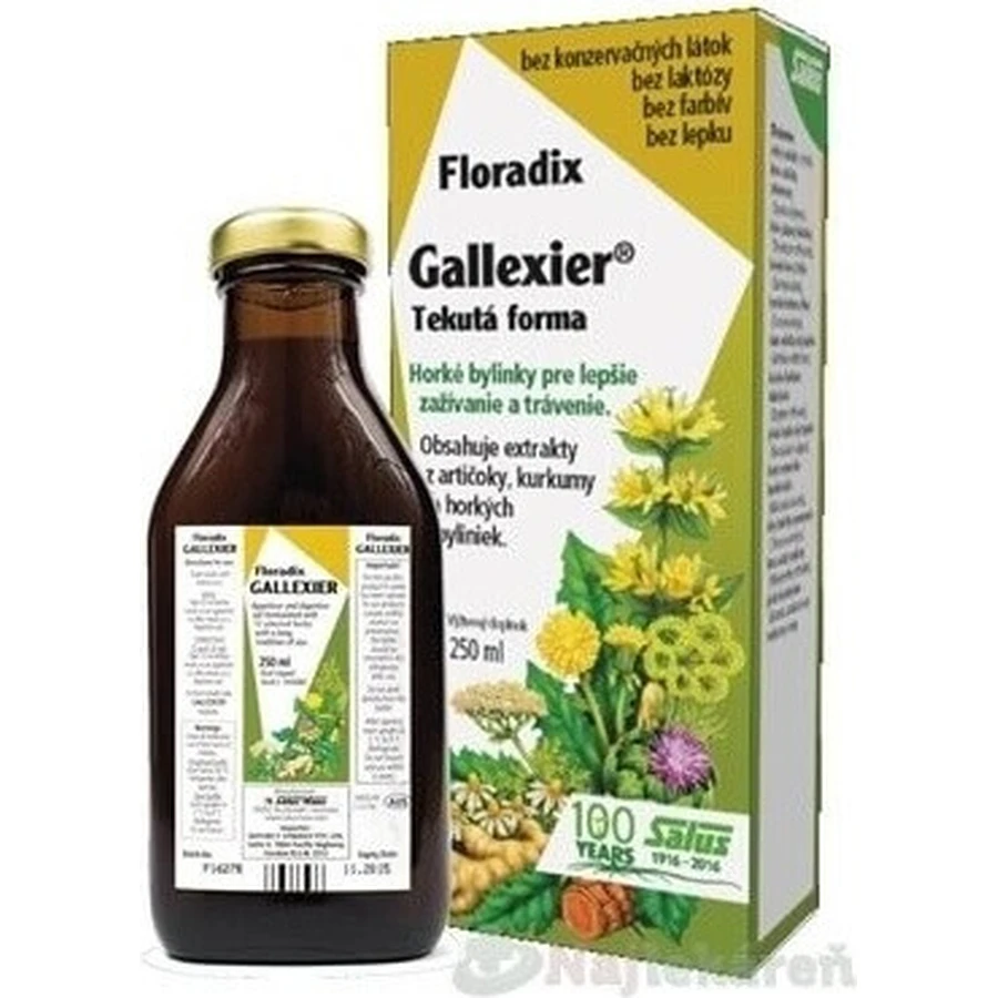 SALUS Floradix Gallexier 1×250 мл, рідка форма: ціни та характеристики