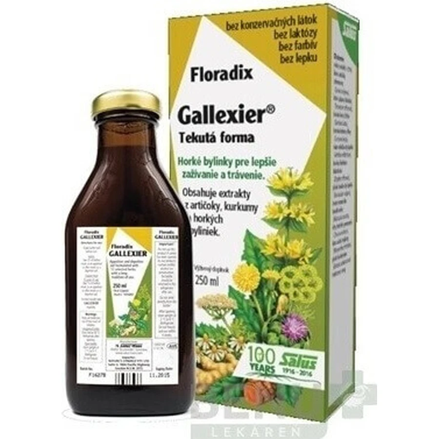 SALUS Floradix Gallexier 1×250 мл, рідка форма: ціни та характеристики