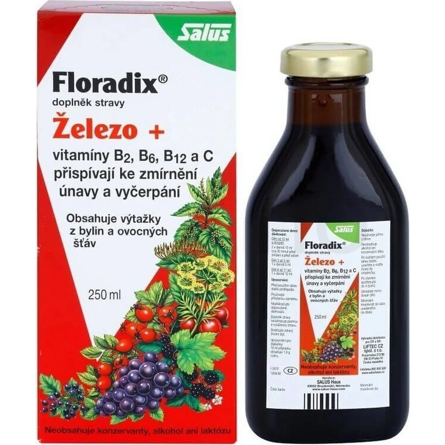 SALUS Floradix Gallexier 1×250 мл, рідка форма: ціни та характеристики