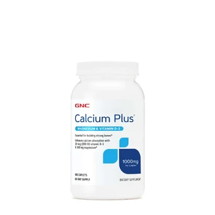 Gnc Calcium Plus Magnesium & Vitamin D-3 1000 Mg, кальцій з магнієм та вітаміном D-3, 180 Tb