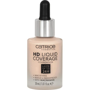 Catrice HD Liquid Coverage foundation 020 Rose Beige, 30 мл