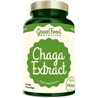 GreenFood Nutrition Экстракт чаги 1×90 капс, пищевая добавка