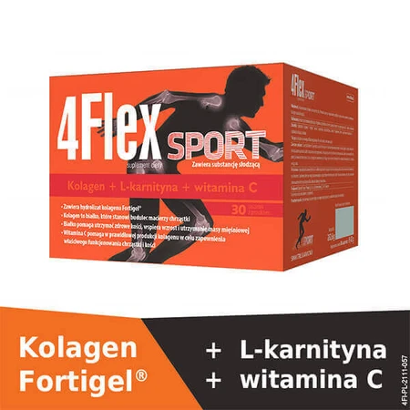 4Flex Sport, полуничний смак, 30 пакетиків: ціни та характеристики