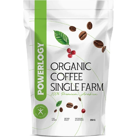Органічна кава Powerlogy Single Farm 250 г: ціни та характеристики