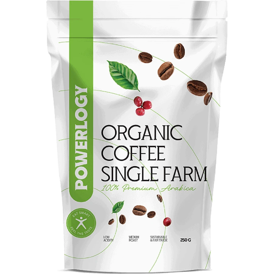 Органічна кава Powerlogy Single Farm 250 г: ціни та характеристики