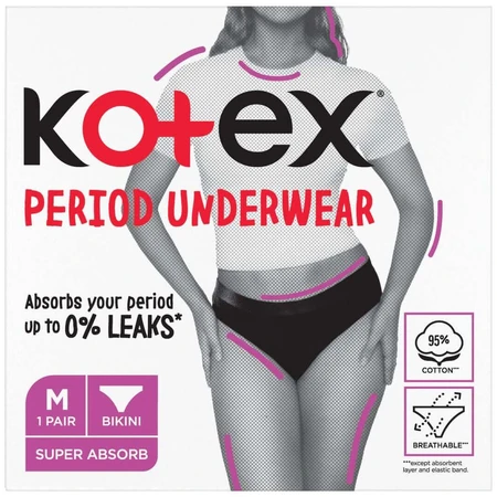 Kotex® Періодична білизна M: ціни та характеристики