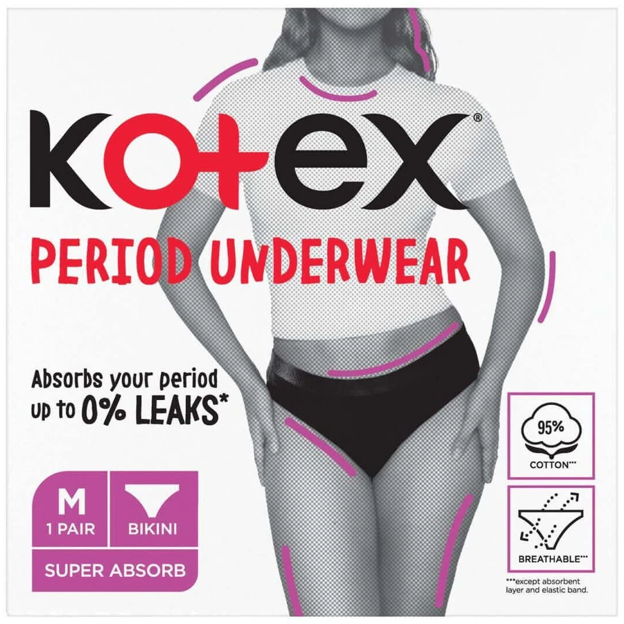 Kotex® Періодична білизна M: ціни та характеристики