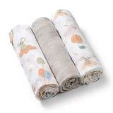 Комплект из 3 текстильных подгузников для новорожденных, серый, Babyono