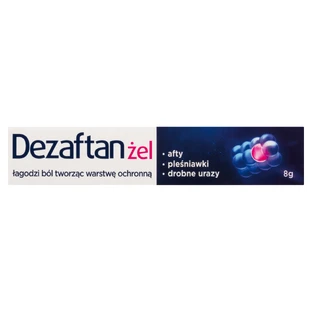 Гель для ротової порожнини Дезафтан Aflofarm Dezaftan, загоювальний, 8 г