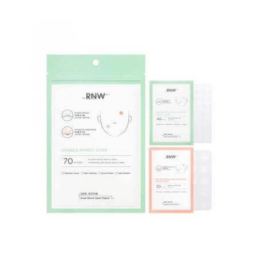 Патчи от прыщей Dual Derm Spot Patch Before/After Care, 70 штук, RNW: цены и характеристики