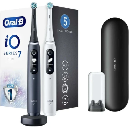 Электрическая зубная щетка Oral-B iO Series 7 Duo Black&White: цены и характеристики