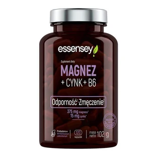 Магний+Цинк+В6 Essensey Magnesium+Zinc+B6, 120 капсул