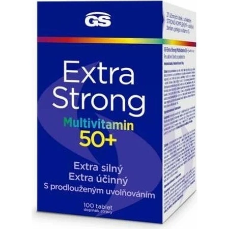 GS Extra Strong Multivitamin 50+, 100 табл 1×100 табл, пищевая добавка: цены и характеристики