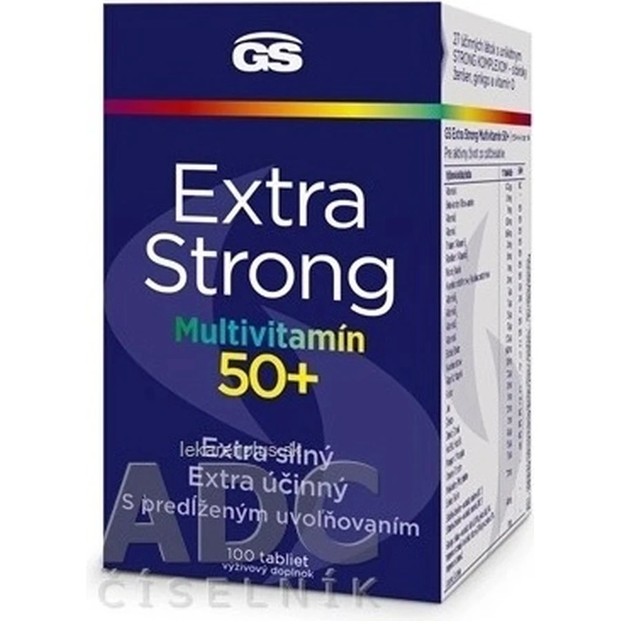 GS Extra Strong Multivitamin 50+, 100 табл 1×100 табл, пищевая добавка: цены и характеристики