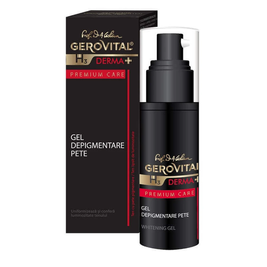 Гель для точечной депигментации Gerovital H3 Derma+ Premium Care, 30 мл, Farmec: цены и характеристики