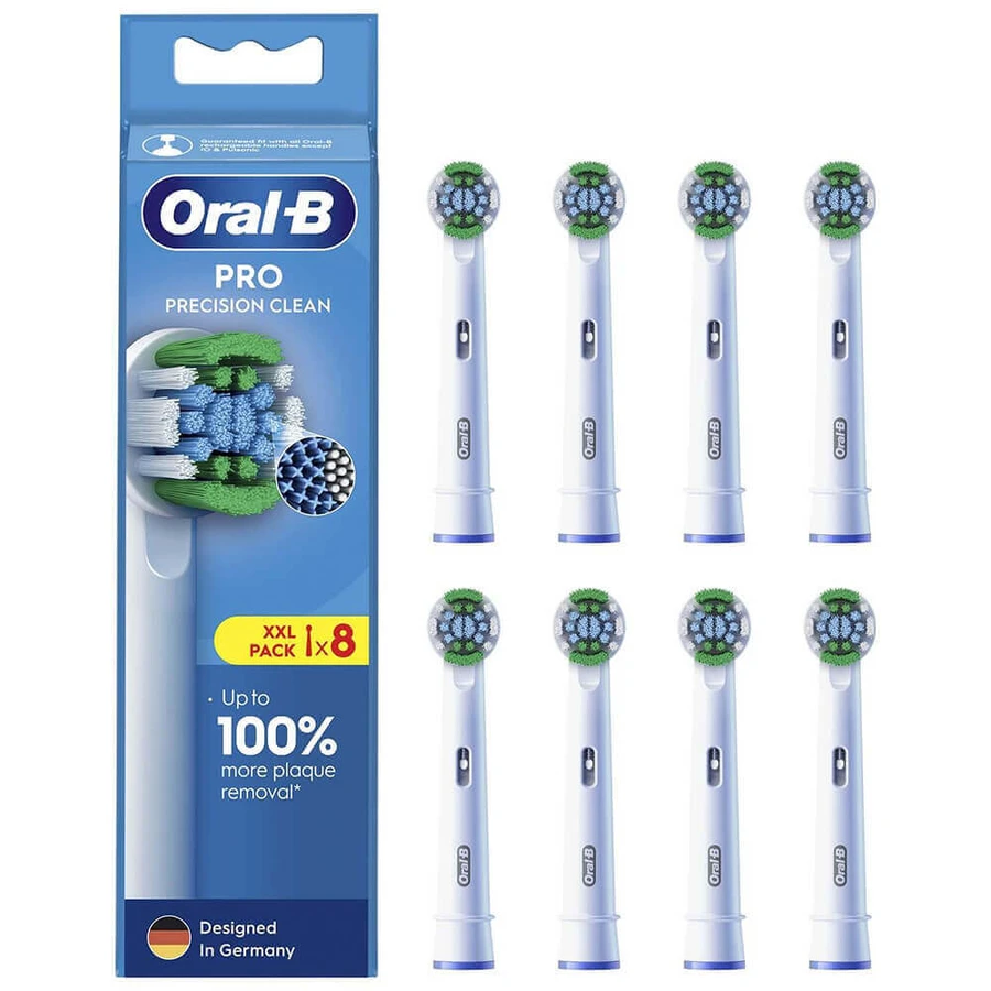 Сменные щетинки для электрической зубной щетки Oral-B Pro Precision Clean, Clean Maximiser, 8 шт.: цены и характеристики