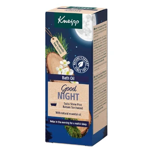Kneipp На добраніч швейцарська сосна та амірис, олія для ванни, 100 мл