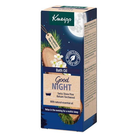 Kneipp На добраніч швейцарська сосна та амірис, олія для ванни, 100 мл: ціни та характеристики