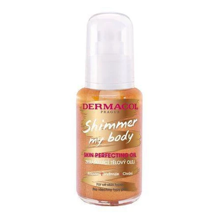 Dermacol Shimmer my body мерцающее масло для тела 1×50 мл, для всех типов кожи: цены и характеристики