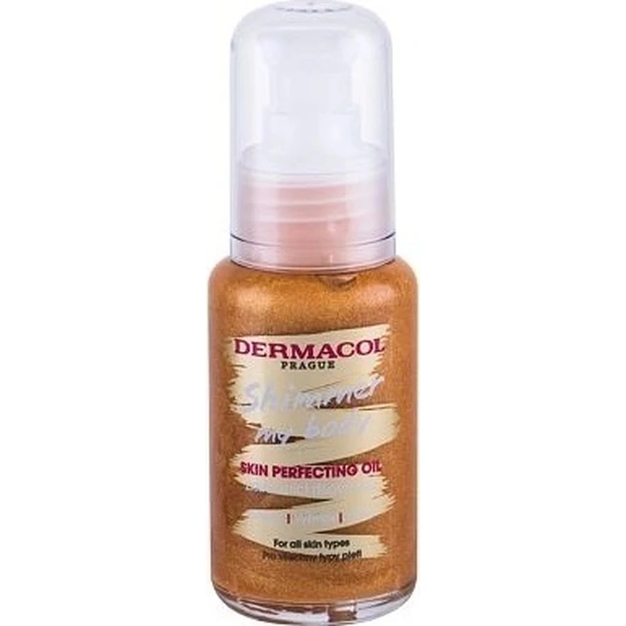 Dermacol Shimmer my body мерцающее масло для тела 1×50 мл, для всех типов кожи: цены и характеристики