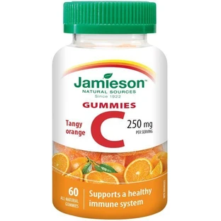 Jamieson Жевательные конфеты с витамином C со вкусом апельсина 60 шт.
