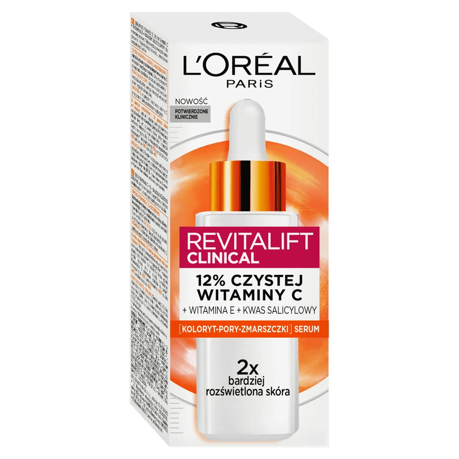 L Oreal Paris Revitalift Клиническая осветляющая сыворотка с 12% чистого витамина С, 30 мл: цены и характеристики