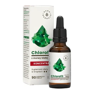 Aura Herbals Хлорофилл из белой шелковицы, концентрат, капли, 30 мл