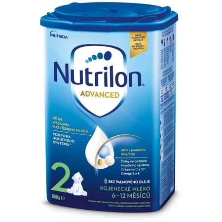 Суха молочна суміш Nutrilon 2 Advanced для дітей з 6 місяців, 800 г: ціни та характеристики