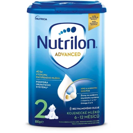Суха молочна суміш Nutrilon 2 Advanced для дітей з 6 місяців, 800 г: ціни та характеристики