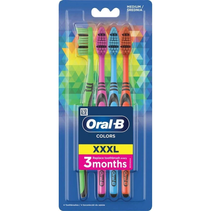 Зубна щітка Oral B 3-Effect 40 Medium 1×4, зубна щітка: ціни та характеристики