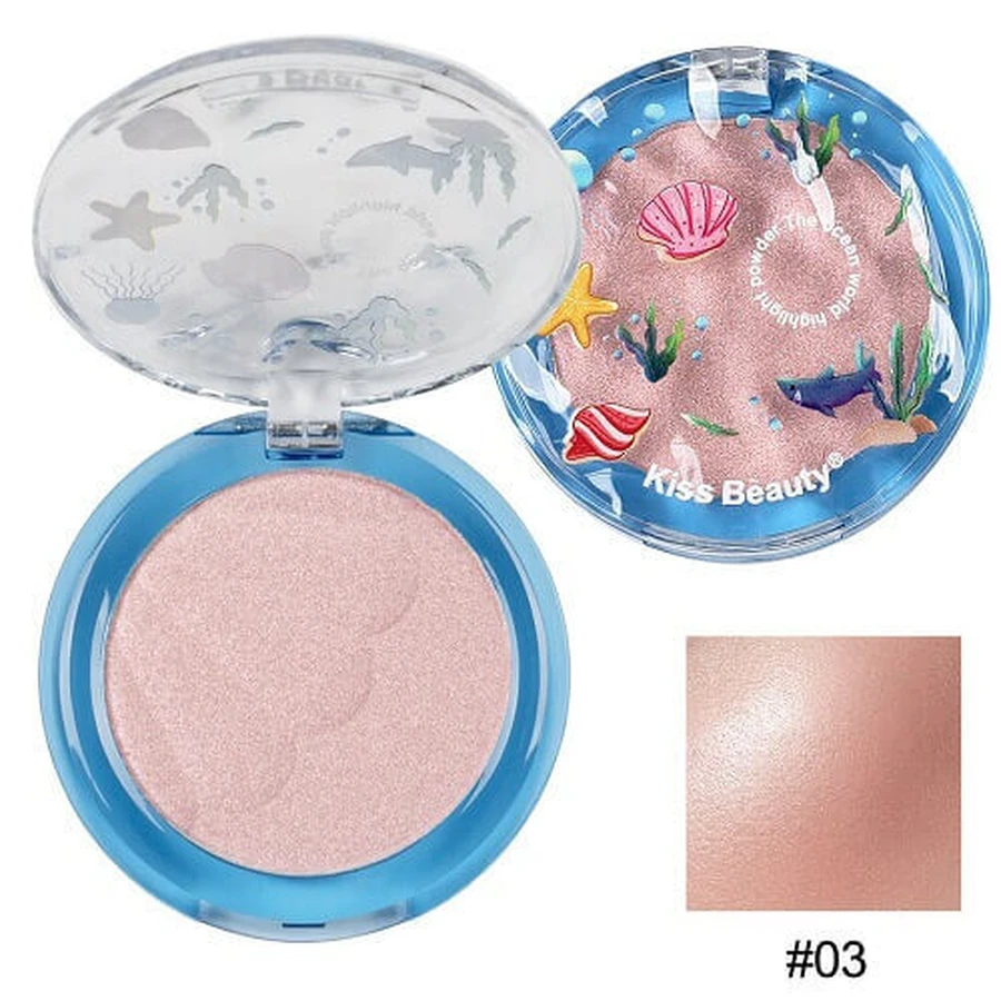 Иллюминатор, Kiss Beauty, The Ocean World Highlight, 03, 4 г: цены и характеристики