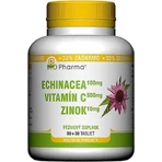 BIO Pharma Ехінацея, вітамін С, цинк 1×120 таблеток, харчова добавка: ціни та характеристики