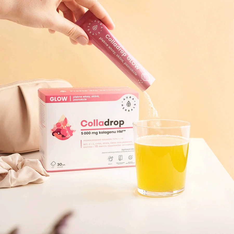Aura Herbals Colladrop Glow Морской коллаген 5000 мг, 30 пакетиков: цены и характеристики