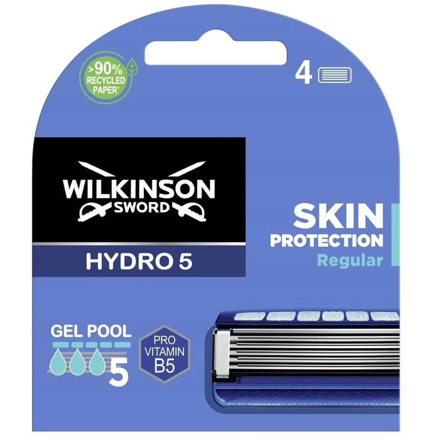 Wilkinson Sword Hydro 5, сменные картриджи, Skin Protection Regular, 4 шт.: цены и характеристики