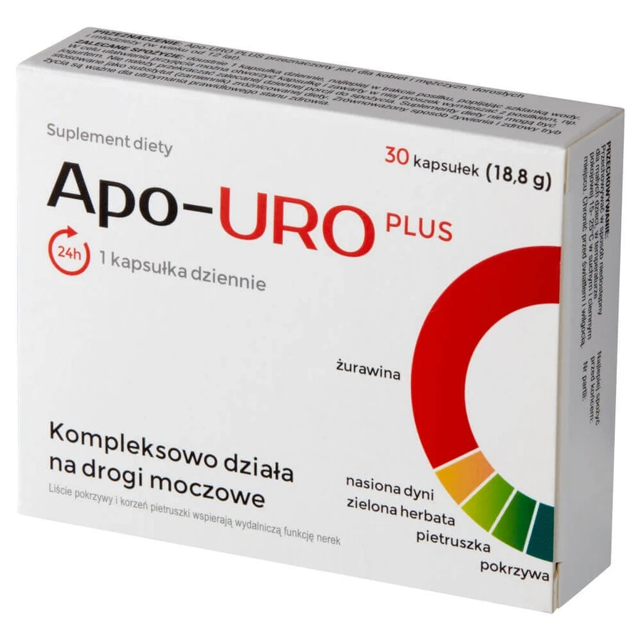 Апо-Уро Плюс 30 капсул: ціни та характеристики