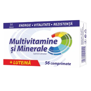Мультивітаміни та мінерали + Лютеїн Zdrovit, 56 таблеток