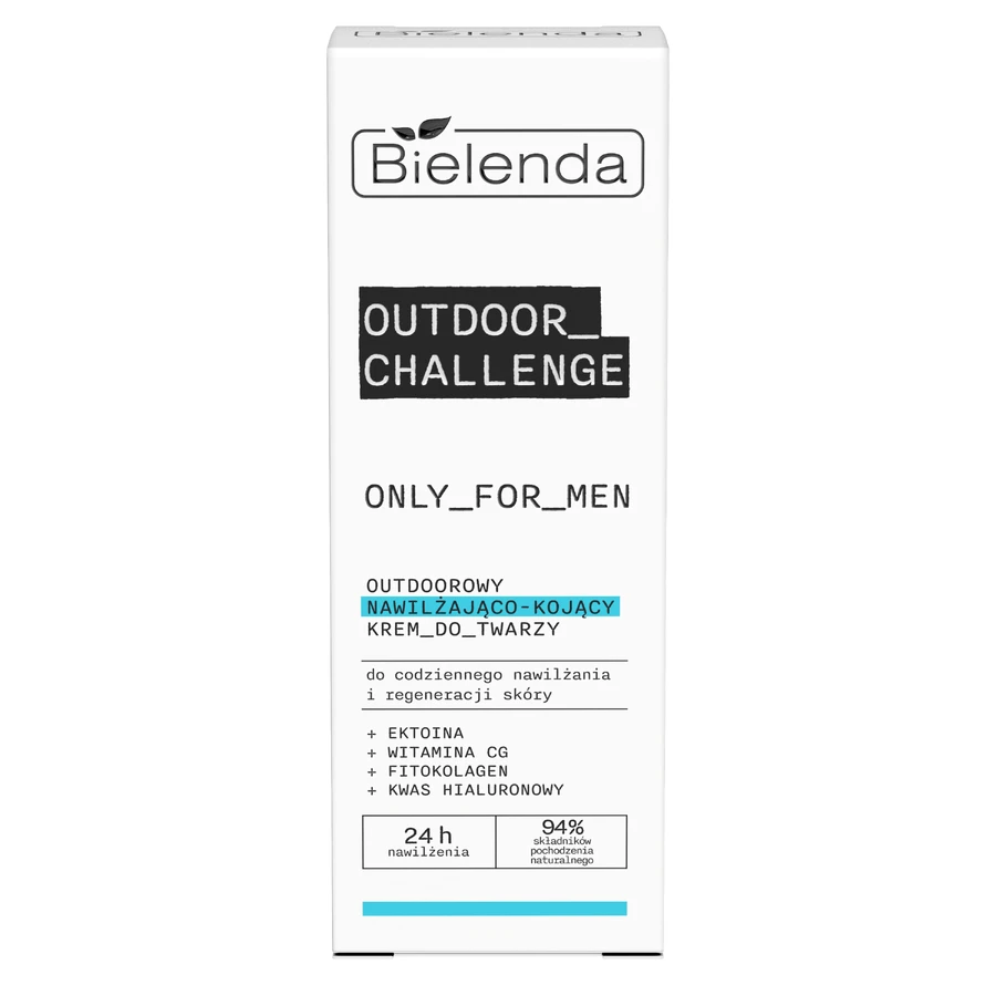 Bielenda Only for Men Outdoor Challenge, зволожуючий і заспокійливий крем для обличчя, 50 мл: ціни та характеристики