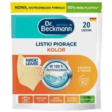 Dr. Beckmann, листя для миття посуду, апельсин та персик, кольорові, 20 штук