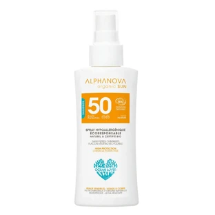 Alphanova Sun Bio, сонцезахисний спрей, гіпоалергенний, SPF 50, 90 г