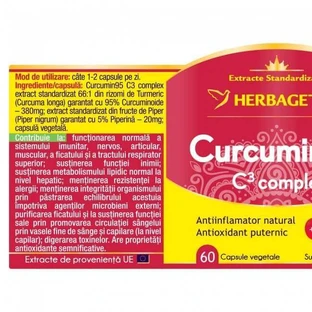 Комплекс Curcumin95+ C3, 120 капсул, Herbagetica