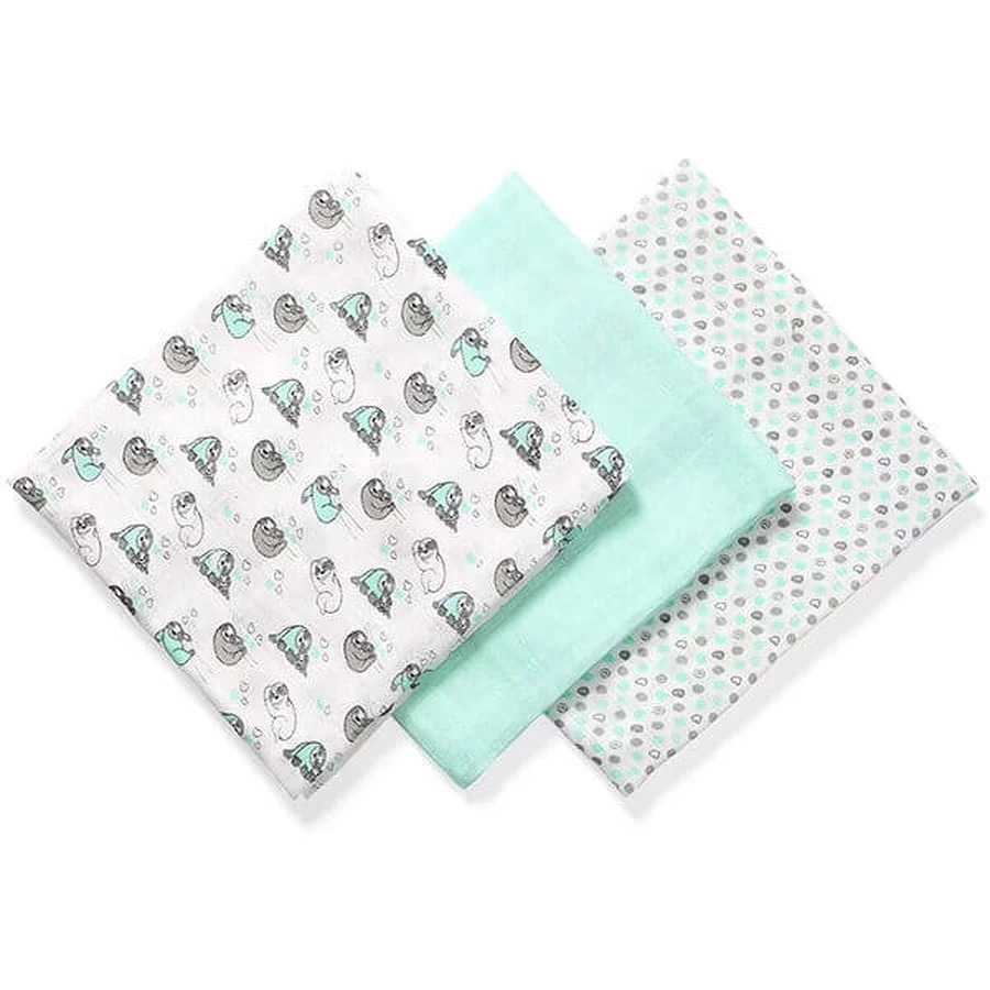 BabyOno, бамбукова пелюшка, рукавиці, 70 x 70 см, 3 шт.: ціни та характеристики