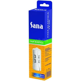 Эластичный бинт, 15 см x 3 м, Sana